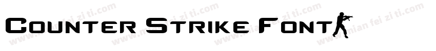 Counter Strike Font字体转换